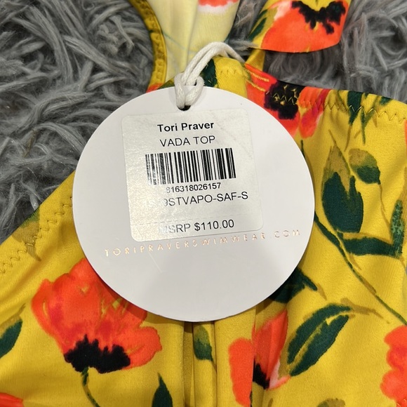 NEW • Tori Paver • Saffron Floral Bikini Set Vada and Mimi Womens Small - Picture 5 of 5